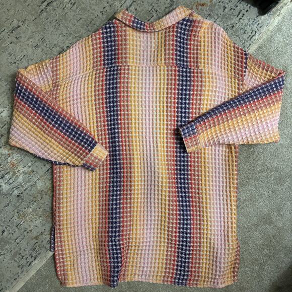 BDG Stanley Waffle Knit Oversized Shirt Jacket - Picture 5 of 5